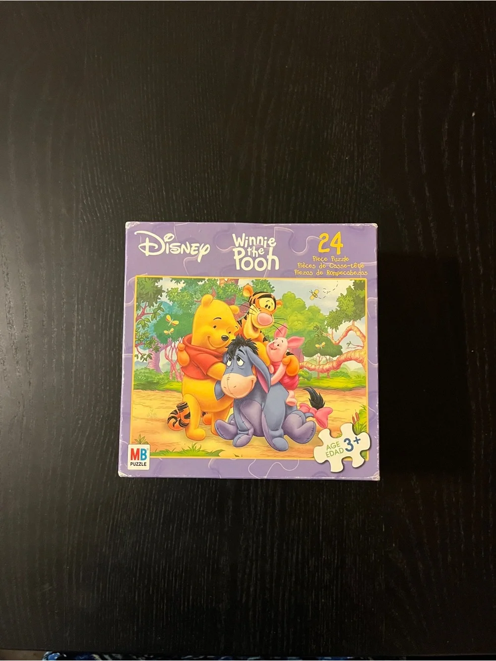 Disney Winnie the Pooh Puzzle with Purple Box